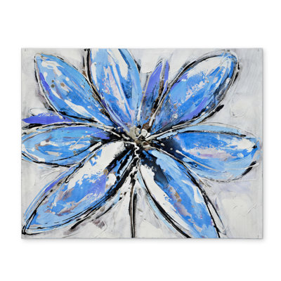 Blue Flower Polyester Placemat | Contemporary Bedroom Decor