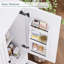 Garde-manger 72 "avec tablettes de porte