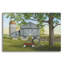 Art mural en verre épique «Called In For Dinner» par Tanya Nyp, 24 po x 16 po-264384865