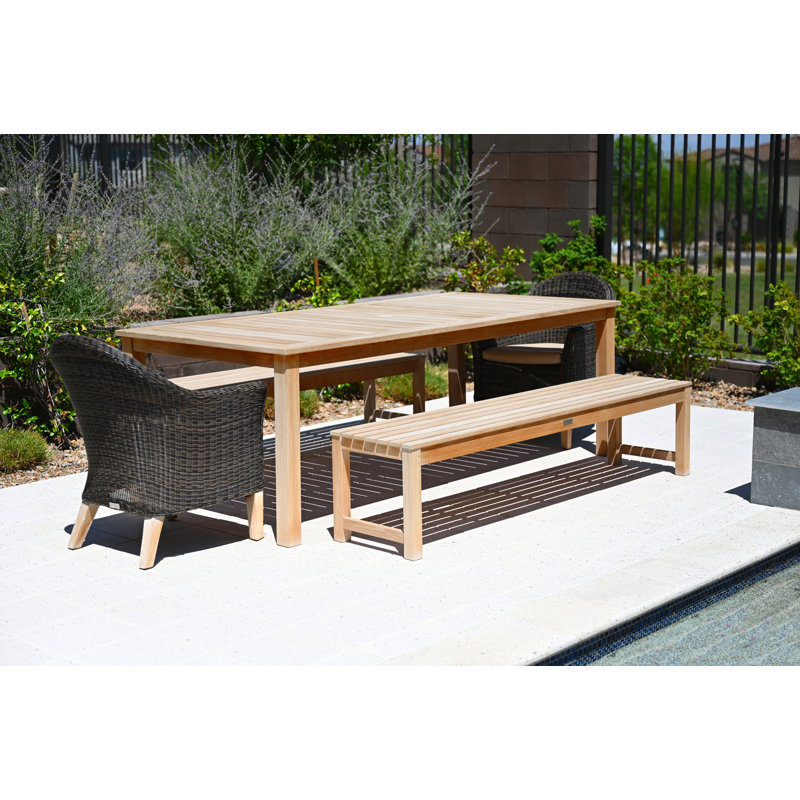 Charleston Teak Outdoor Picnic Bench