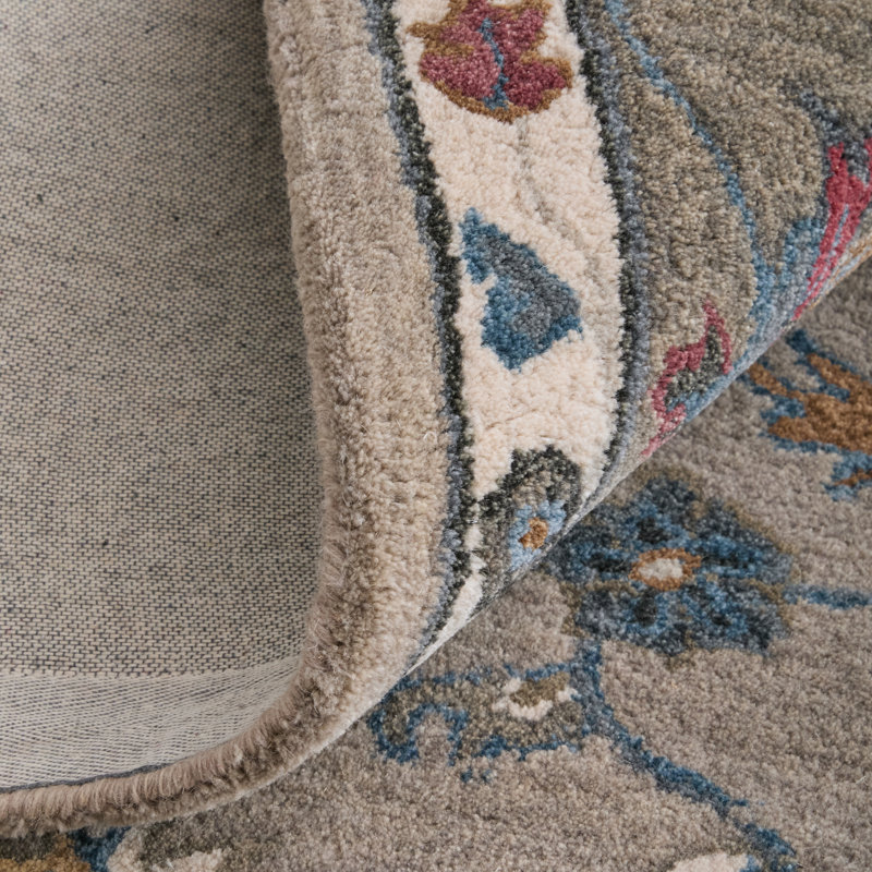 Azalea Wool Oriental Area Rug, Rectangle 5' x 8'