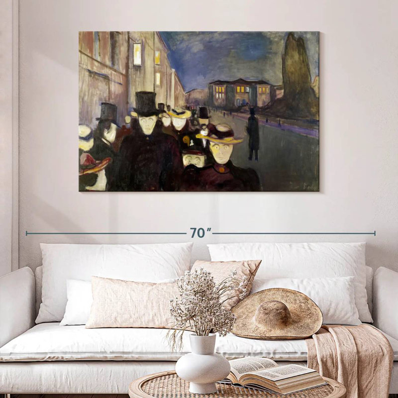 Soirée Avery sur la rue Karl Johan, H 32 po x l 48 po