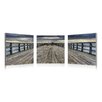 multi panel photography of a bridge
