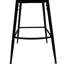 De 2 tabourets de bar tissés de 28 po en cuir technique, brun clair. Structure pivotante à 360 ° en métal stable. Structure, dossier rembourré pour utilisation-948824098