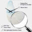 «Beach Photo Tranquil Waters I» - Horloge murale en forme de plage-104242444
