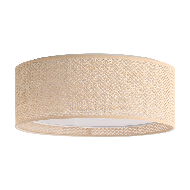 Plafonnier encastré d'intérieur 3 lumières 15,7 po Addae, Beige