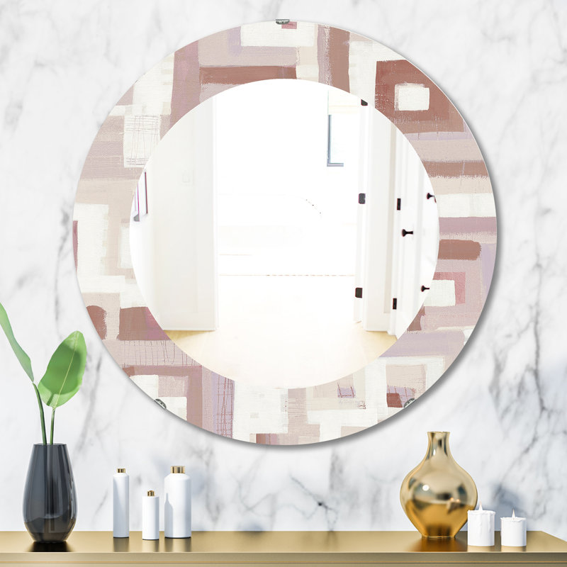 Miroir d'appoint Geometric Form Windows II, H 31,5 po x l 31,5 po x P 0,24 po
