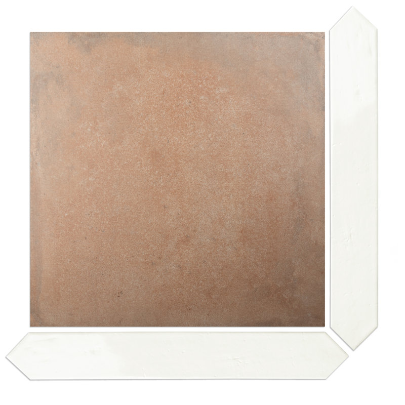 Argile Treillis 20-1/2 In. X 20-1/2 In. Porcelain Floor And Wall Tile Kit