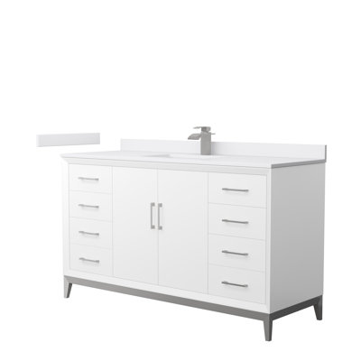 Amici 60" Single Bathroom Vanity Set