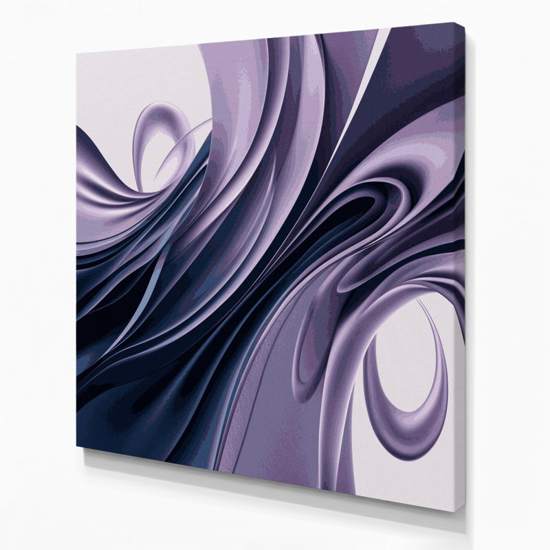 "Gradient Abstract" 14, art mural sur toile grise, H 12 po x l 12 po