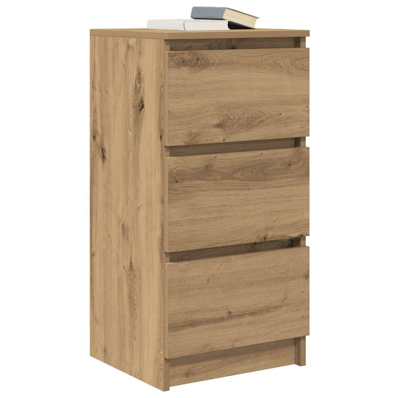 Sideboard 37.5X35x76 Cm Engineered Wood, Artisan Oak