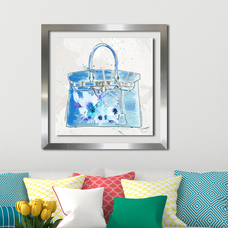 «Feeling Blue», impression, H 28 po x l 28 po x P 1,5 po, Toile tendue