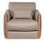 Meridian Leather Swivel Armchair