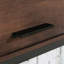 Huche avec porte barrister, finition brune