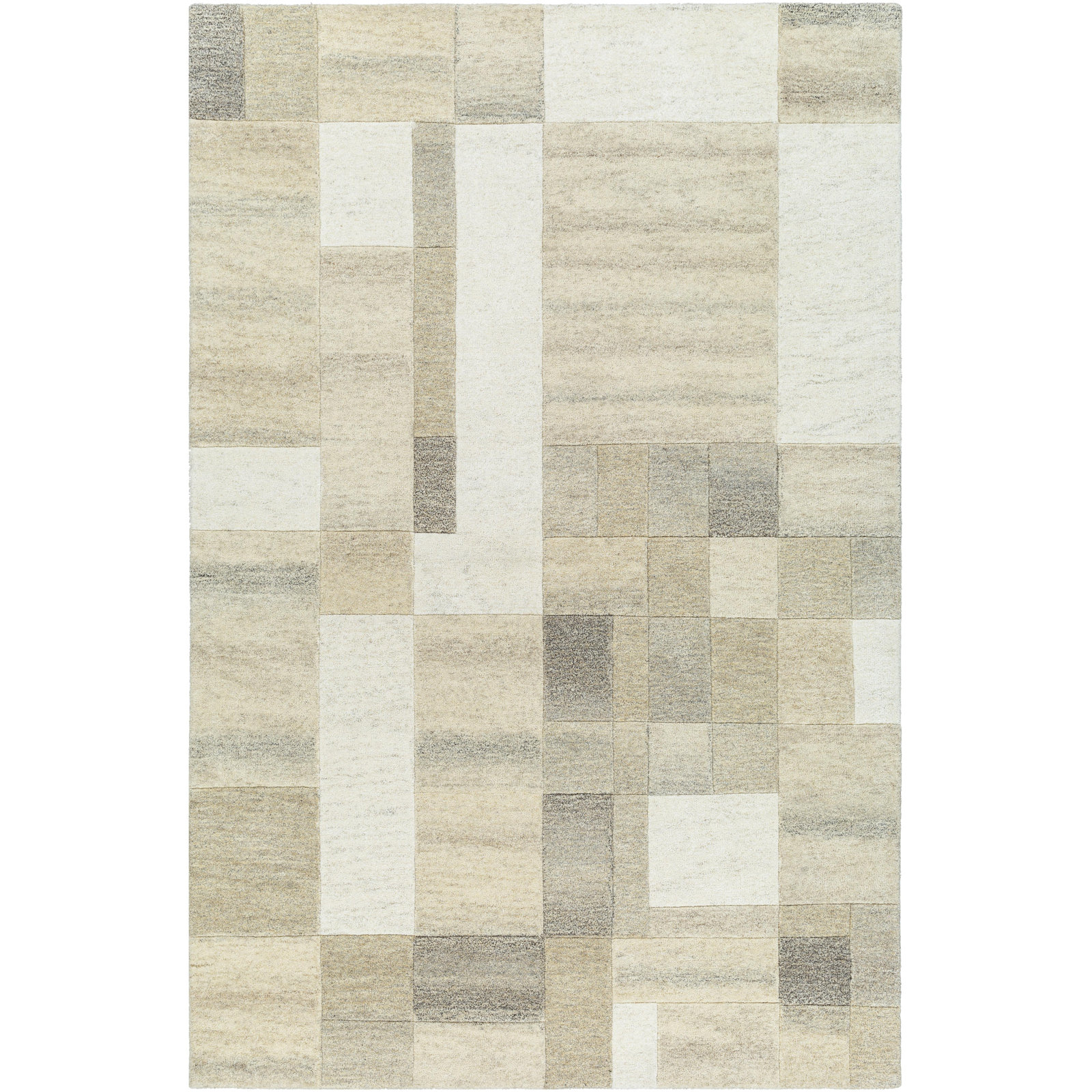 Castielle Hand-Tufted Abstract Rug, Rectangle 2' x 3'