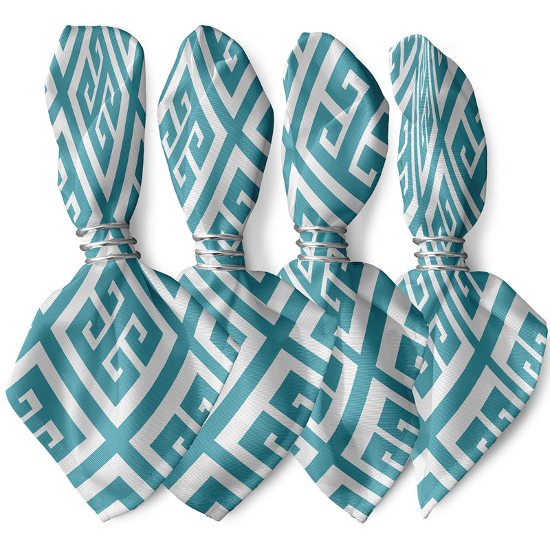 Serviette Diggines (ensemble de 4), L 18 po x L 18 po, Bahama