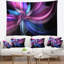 Tapisserie florale mauve et bleue-28485870