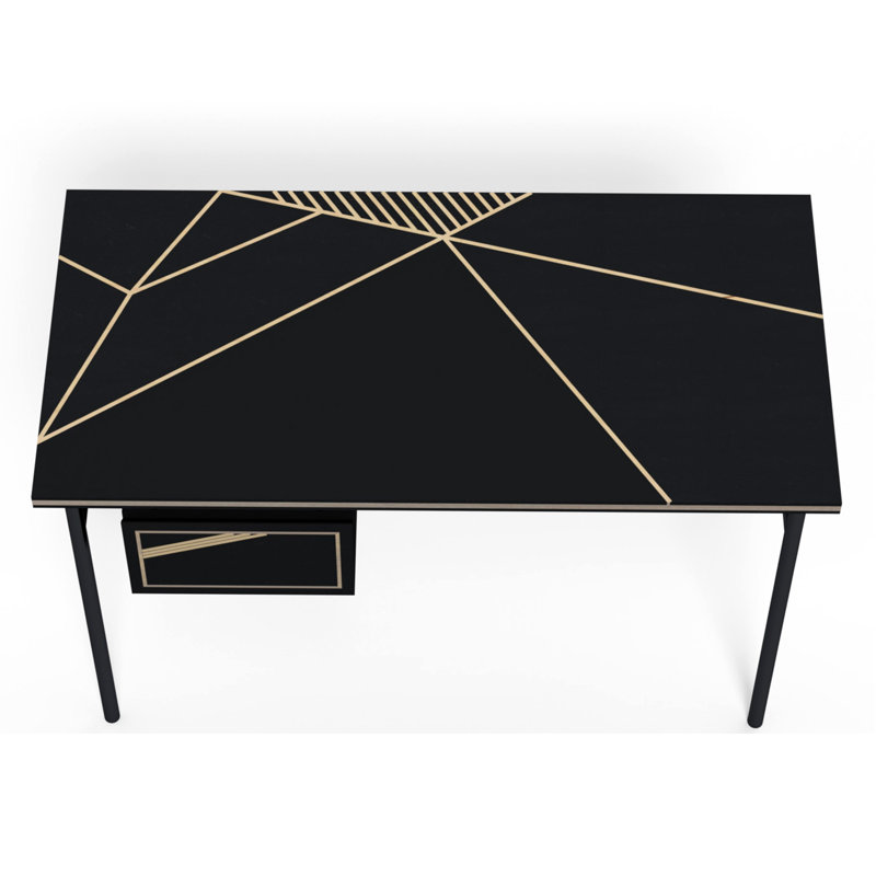 Aurelle Metal Base Writing Desk