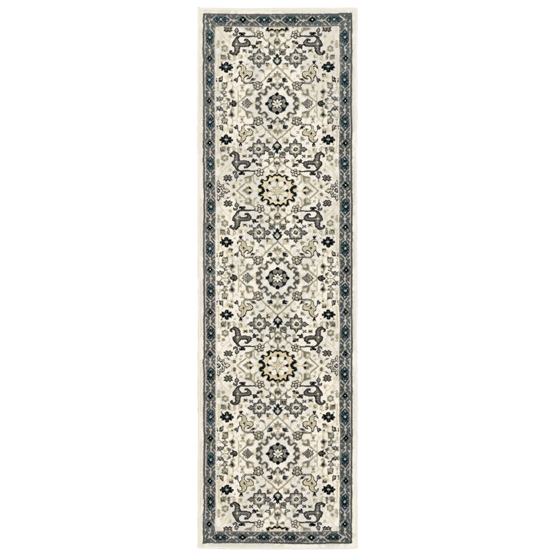 Laurie Oriental Indoor Rug, Runner 2'3" x 7'6"