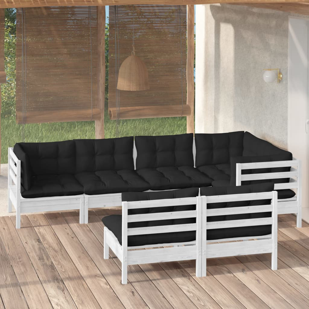 Gartensofa Jenesi mit Kissen