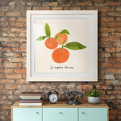 «Citrus Trattare II», reproduction encadrée de qualité supérieure - prête à être accrochée