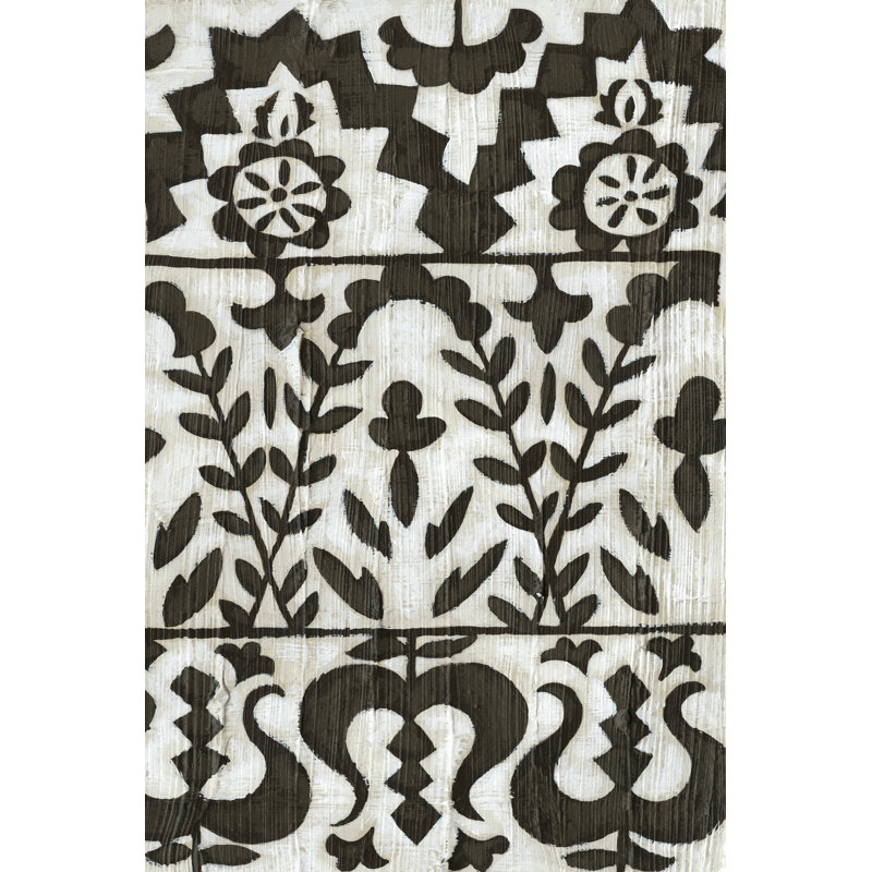Flamenco Pattern II by Chariklia Zarris - Wrapped Canvas Art Prints, 46cm H x 30cm W