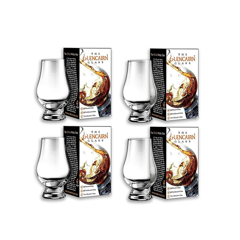 Verres à whisky dans des boîtes-cadeaux individuelles