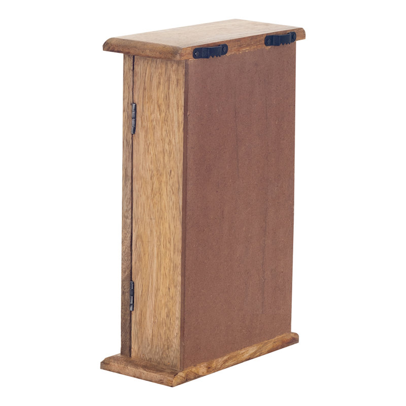 Mariann Solid + Manufactured Wood Wall Organizer with Key Hooks
