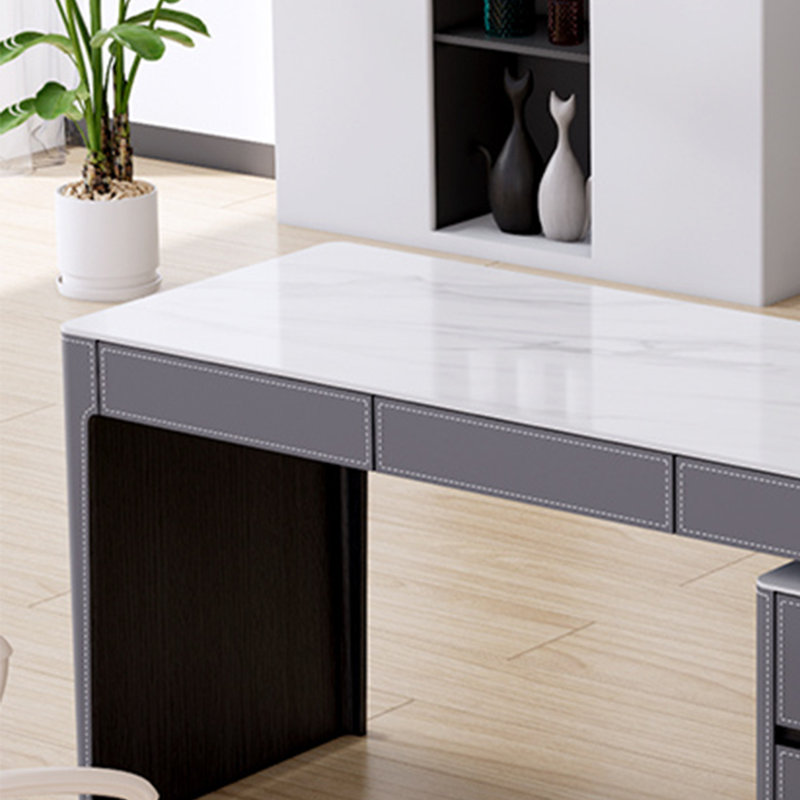 Bureau haut de gamme élégant, H 29,52 po x l 62,99 po x P 23,62 po