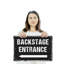 Panneau d'entrée en plastique 13 po x 20 po Backstage-119530934