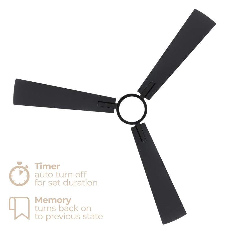 Bali Smart 5-Blade 52in Ceiling Fan 2700K-6000K CCT Selectable LED Light Kit with Remote Control and Hardware with Reversible Blades in Weathered Wood or Works With iOS or Android App