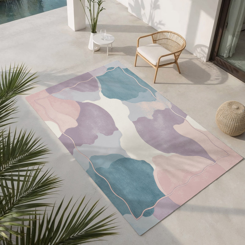 Horizon Glow Indoor And Outdoor Area Rug, Rectangle 1'6" x 2'6"