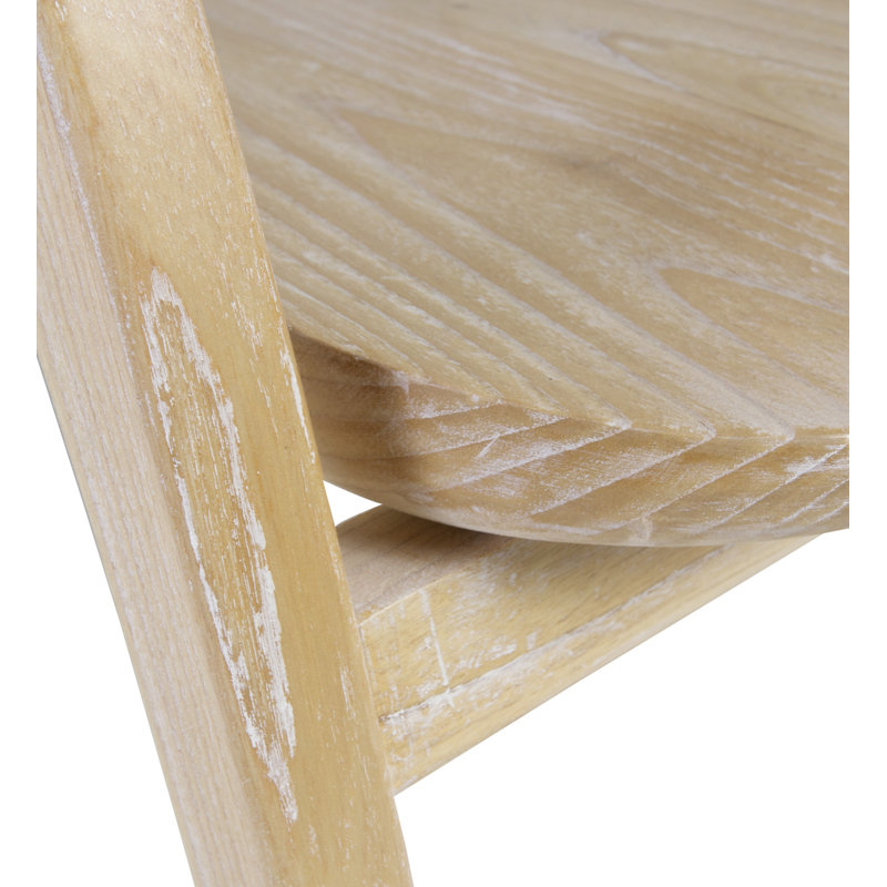 Alya 44cm H Solid Wood Ladder Back Side Chair
