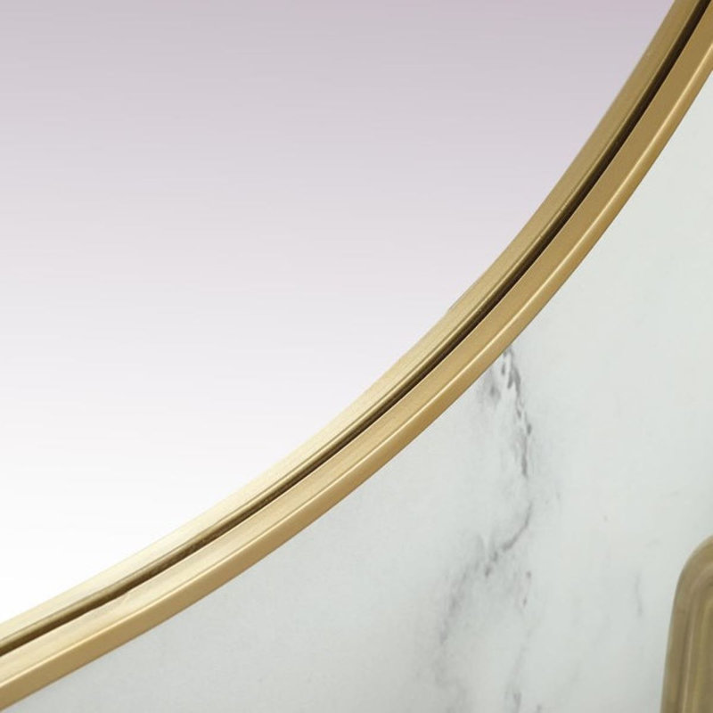Miroir mural Elington, Laiton, 60 po x 30 po 
