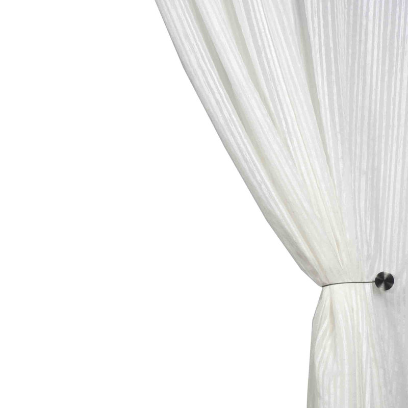 Nevaeh Sheer Single Curtain Single Panel, 350 W x 280 D cm