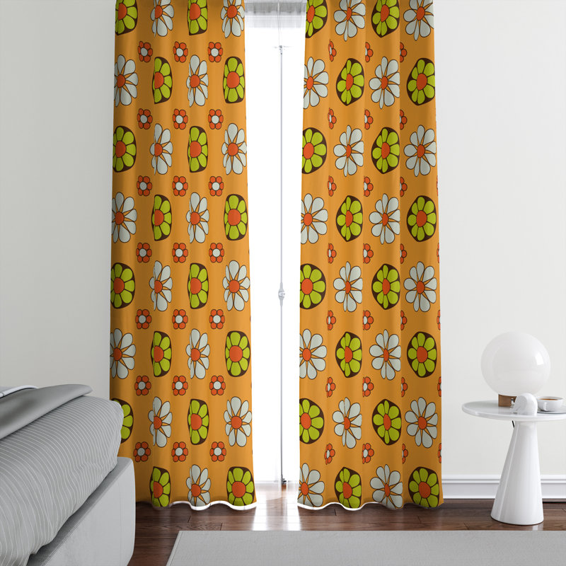 Semi Sheer Curtain, 40" W x 82" L