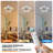 20-Inch 3-Speed White Ceiling Fan With Dimmable LED Light - Flush Mount For Low Ceilings