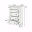 Meuble de rangement 1Pc