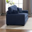 2 Seater Linen Blend Sofa Bed-660268143