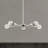 5 - Light Dimmable Sputnik Sphere Chandelier-967752412