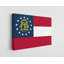 Drapeau de l'État de Géorgie - impression sur toile tendue-418563885