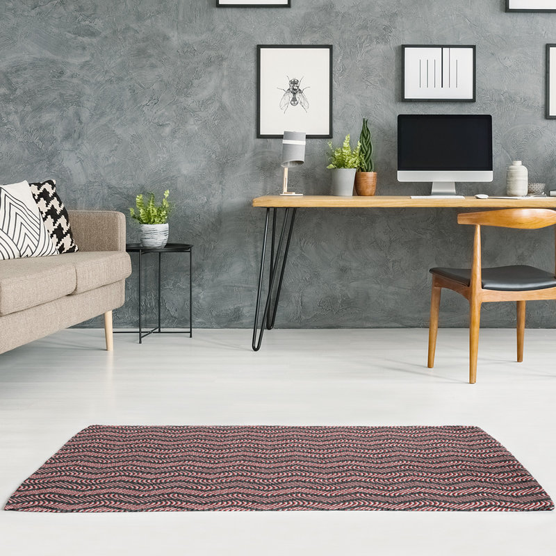 Chenille Chevron Indoor Rug, Rectangle 2' x 3'