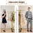Madalin 630lbs Clothing Racks with Wheels Heavy Duty Clothes Rack Metal Clothes Storage, Portable Closet-1859701719