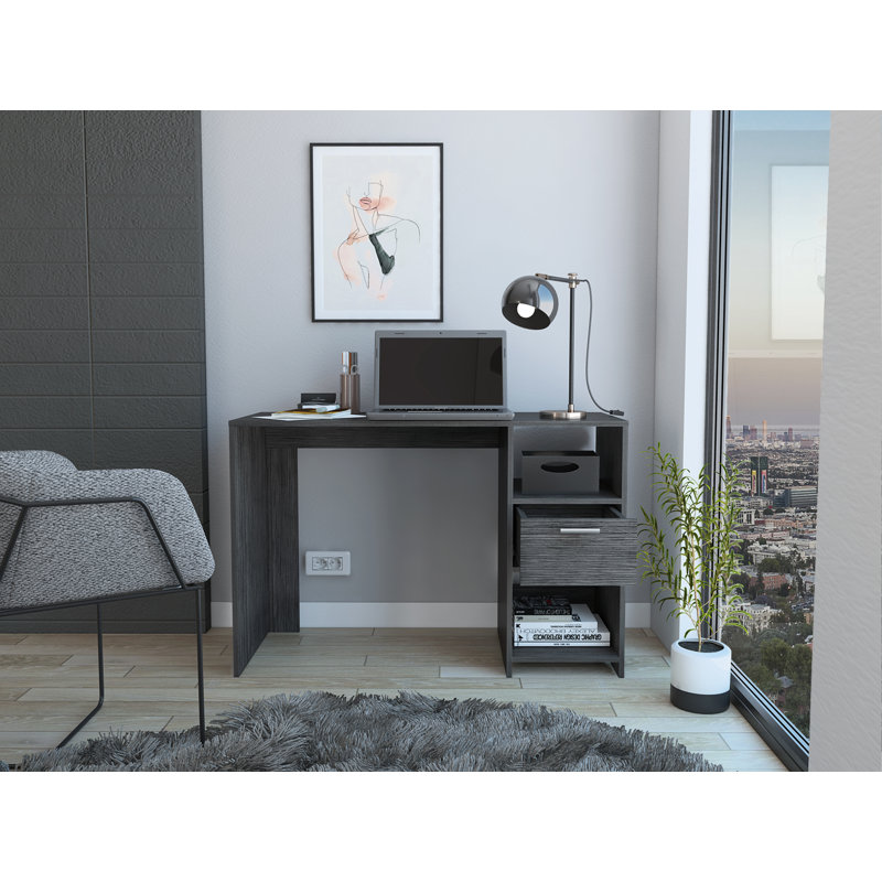 Bureau d'ordinateur Arlington, Chêne gris