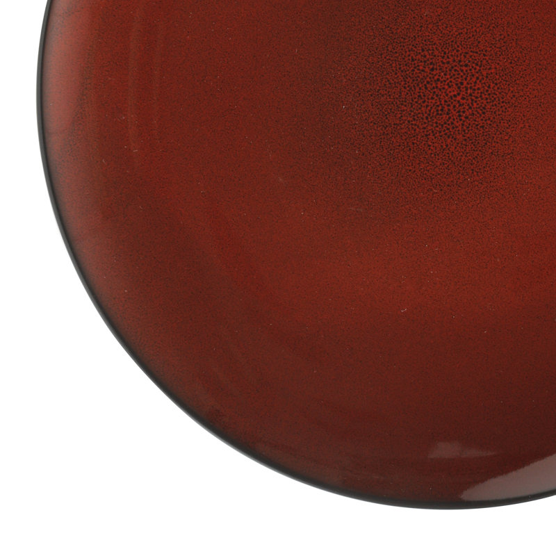 Longshore Tides  Stoneware Dinnerware Set - Service for 4, Red