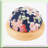 Wooden Round Pin Cushion with Flower Pattern