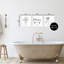 «Bathroom Rules with Lavender», ensemble de 3 plaques murales, design par lettré et doublé