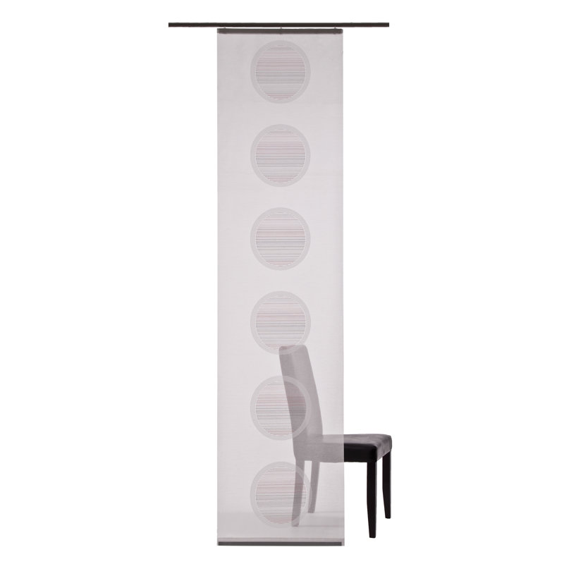 Meurer Track Insert Room Darkening Sliding Panel, Rose
