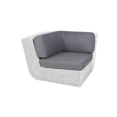 Savannah 40.2'' Wide Outdoor Wicker Symmetrical Patio Sectional Component with Cushions -  Cane-line, Composite_15271581-D480-4923-9CB7-3F3673D4B007_1614627800