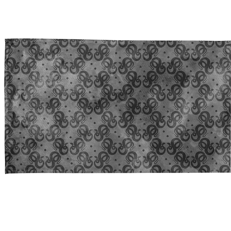 Tea Towel Kitchen Towel, Poly Twill, Black
